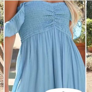 Off the shoulder maxi dress